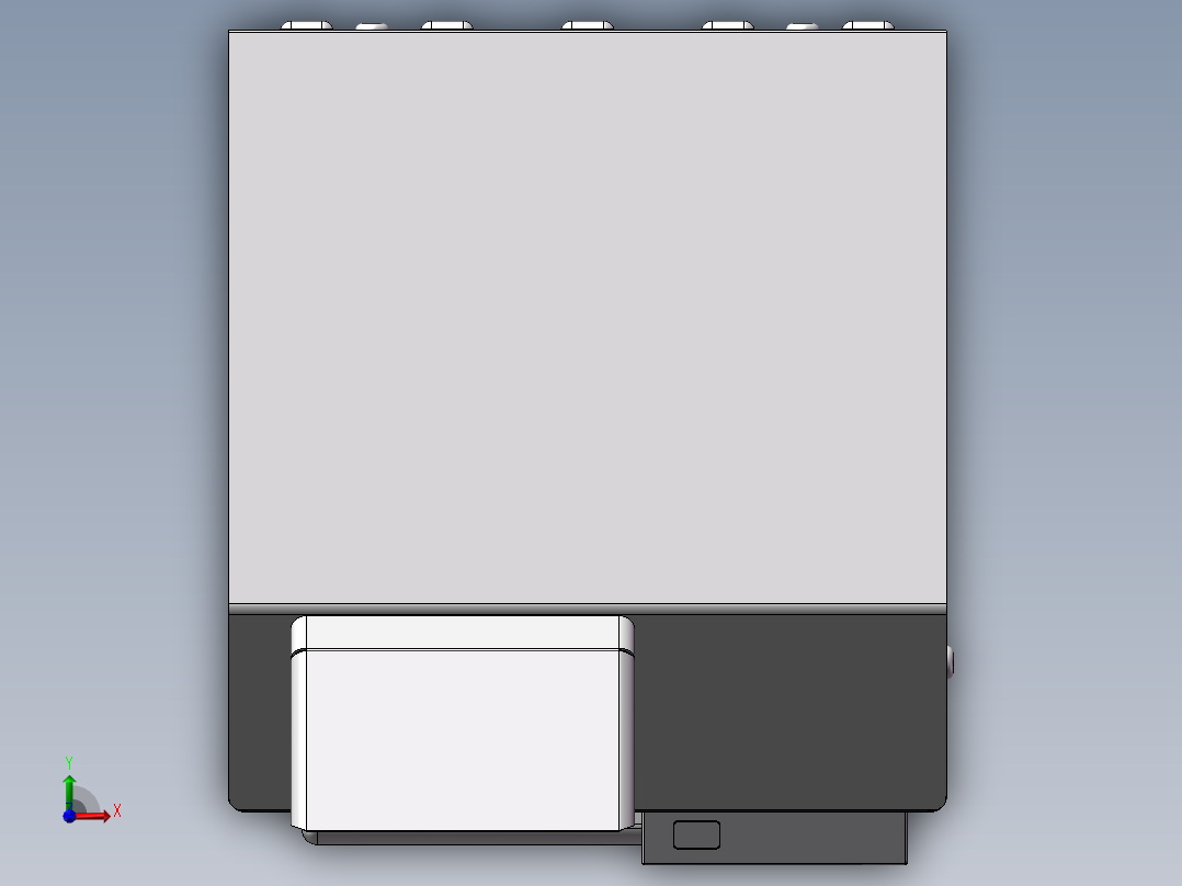 小型家用智能快件箱（正面投递型）前视图