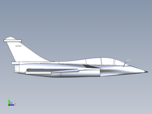 B2004004-阵风战斗机左视缩略图