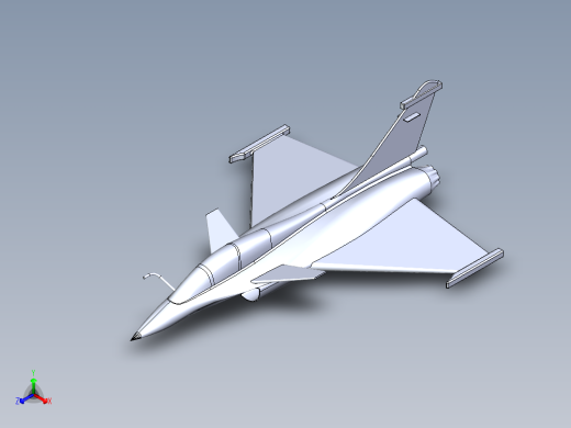 B2004004-阵风战斗机正等轴测缩略图