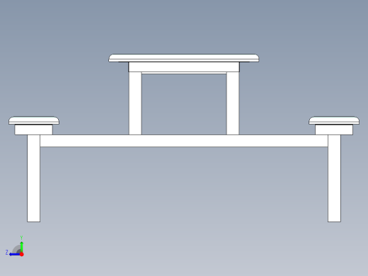 8位不锈钢餐桌右视缩略图