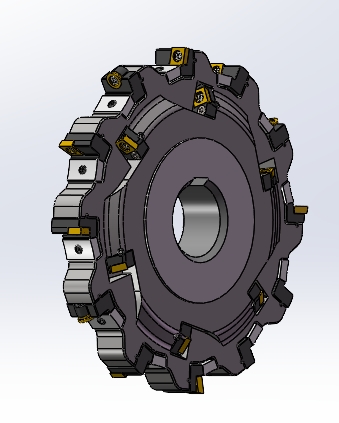 圆盘式铣刀模型