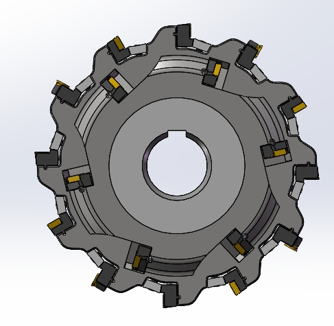 圆盘式铣刀模型