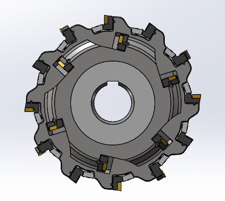 圆盘式铣刀模型