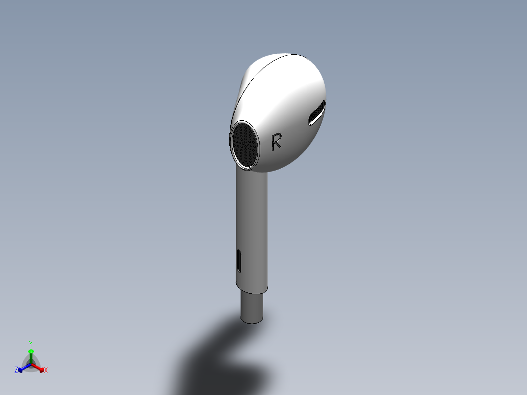 耳机(68)正等轴测图