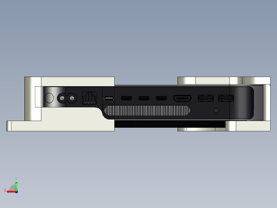 mac mini墙壁支架12后视图