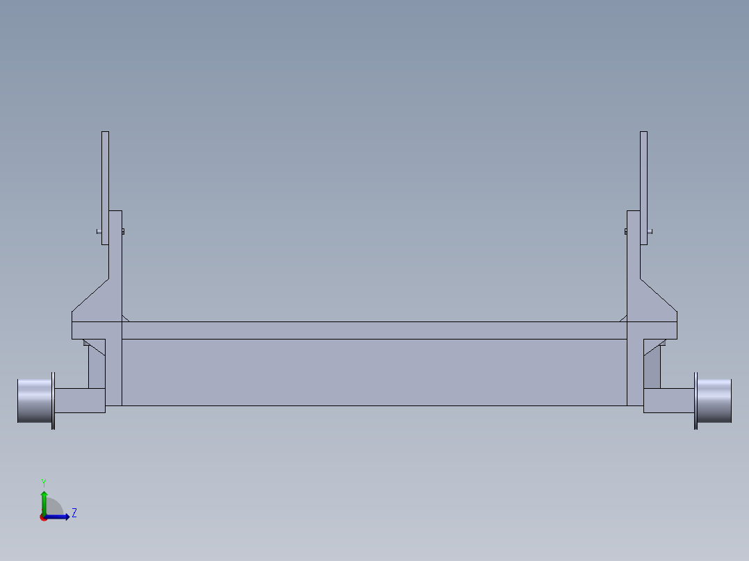 烧结台车左视图