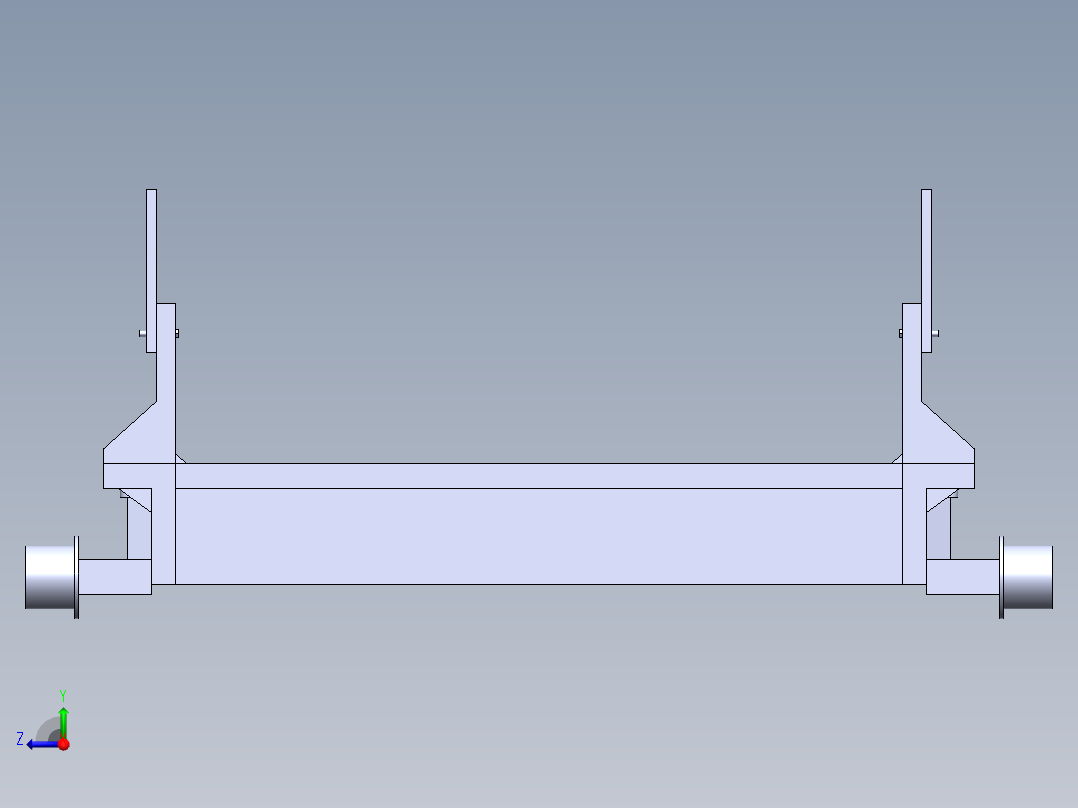 烧结台车右视图