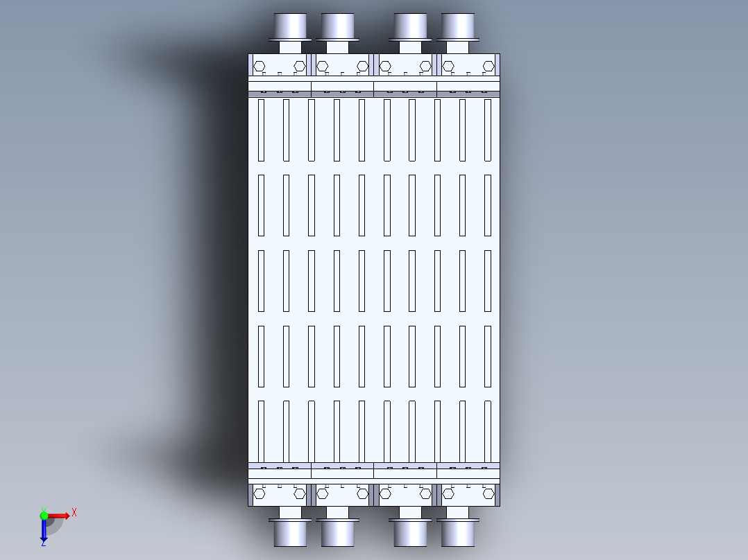烧结台车俯视图