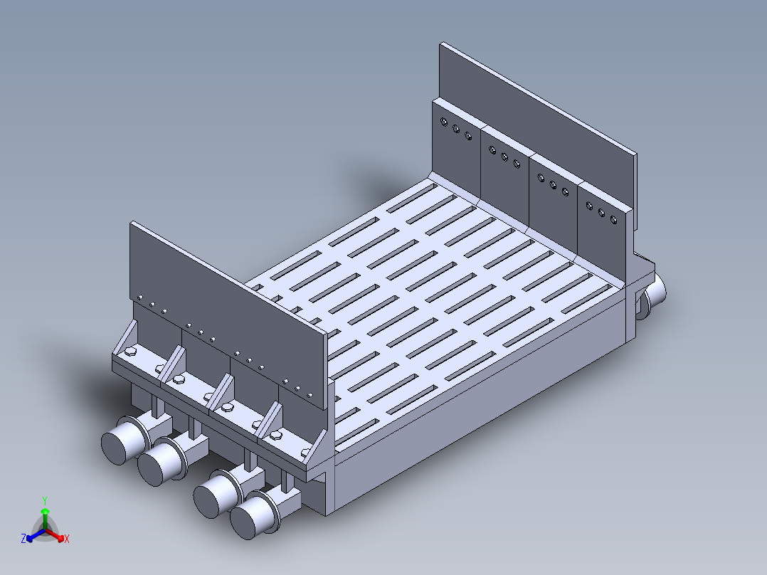 烧结台车正等轴测图