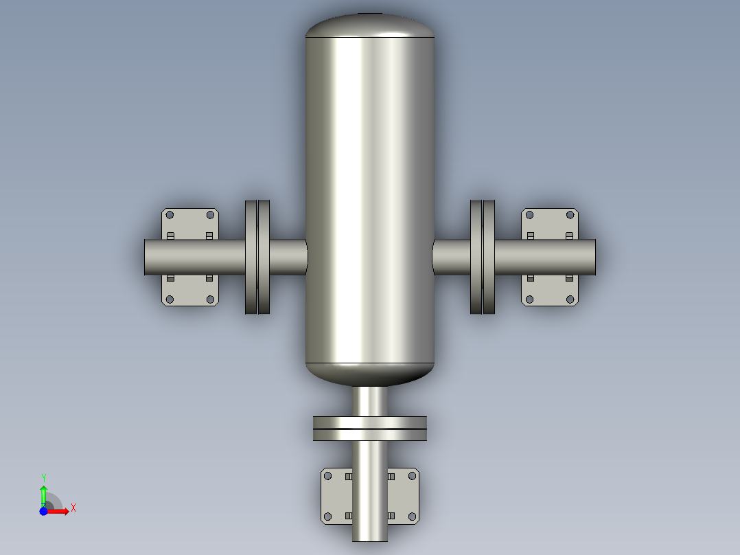 FYZYZZ03-01-05-气液分离器组件前视图