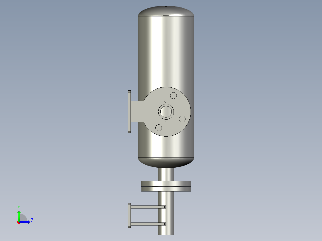 FYZYZZ03-01-05-气液分离器组件左视图