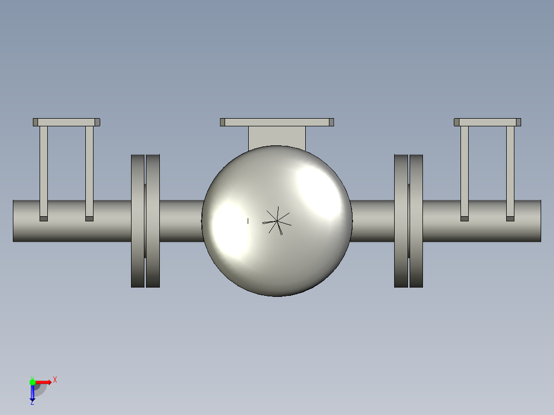 FYZYZZ03-01-05-气液分离器组件俯视图