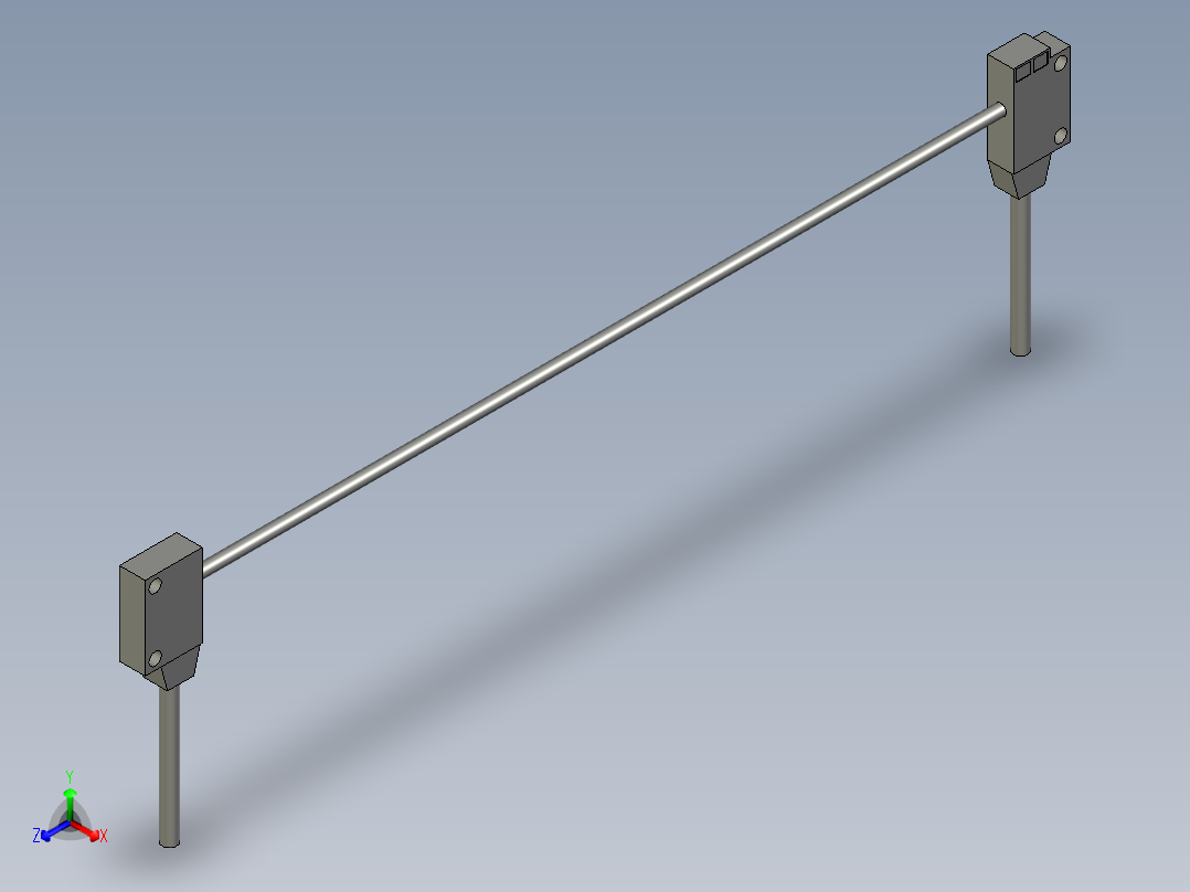 S松下光电传感器EX-13EA正等轴测图