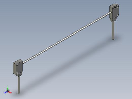 S松下光电传感器EX-13EA正等轴测缩略图