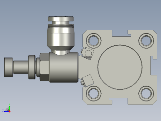 气缸SDA20x55SB(0)+(CS1-G-2)右视缩略图