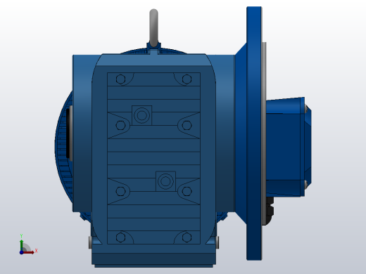 KAF57轴输入的螺旋锥齿轮减速机KAF57-Y1.5-4P-27.34-M1-0°-A前视缩略图