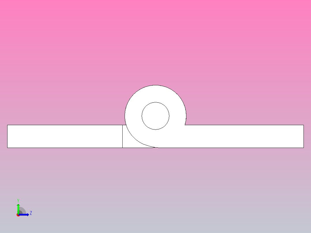 铰链合页HFG36-65左视图