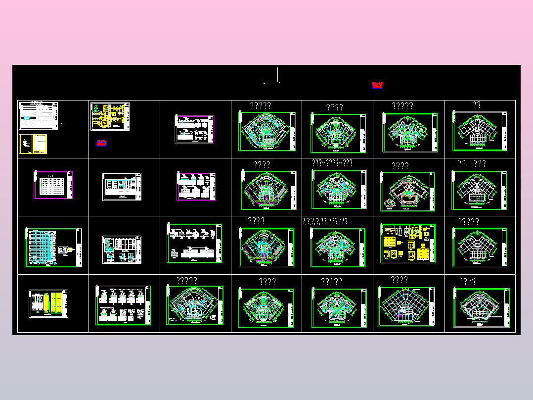 20层商住楼强电