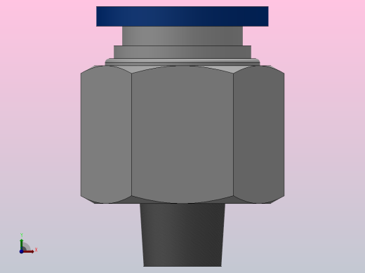 PC 螺纹直通[PC12-01]前视缩略图
