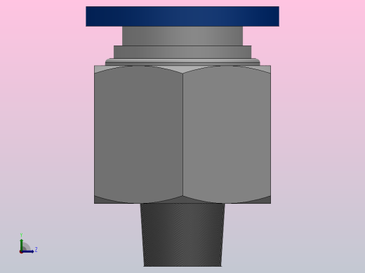PC 螺纹直通[PC12-01]左视缩略图