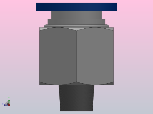 PC 螺纹直通[PC12-01]右视缩略图