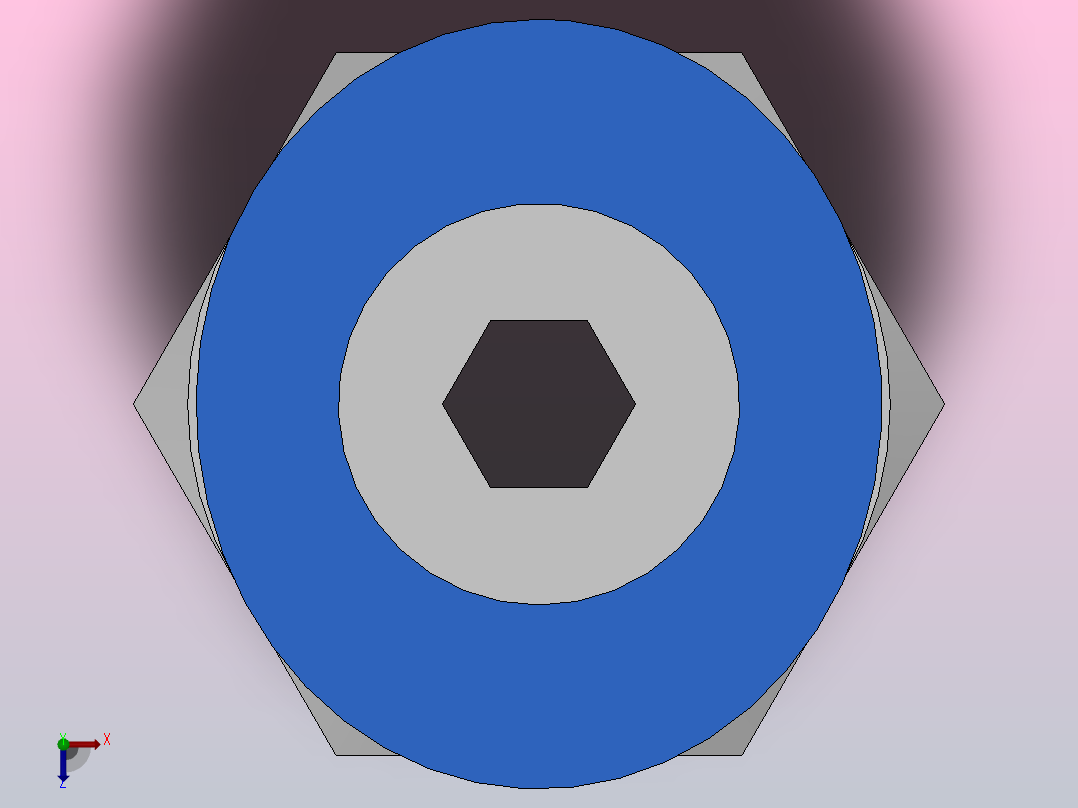 PC 螺纹直通[PC12-01]俯视图