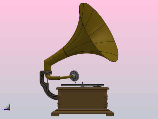 留声机右视缩略图