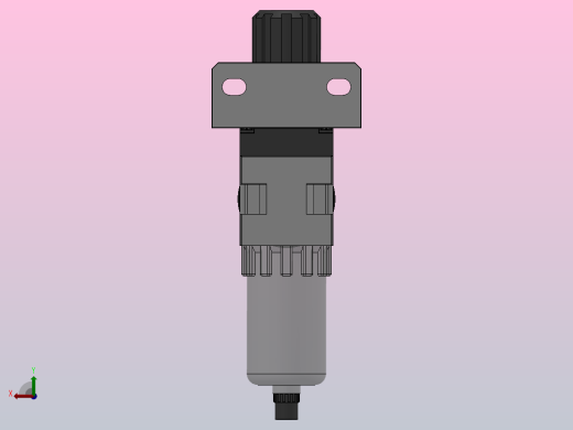 QAW1000～2000系列空气过滤组合[QAW1000-M5]后视缩略图