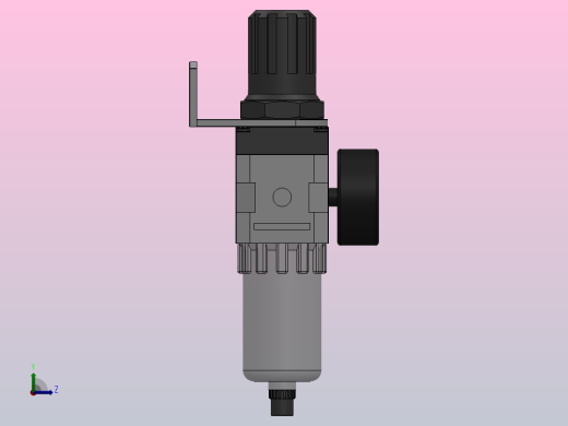 QAW1000～2000系列空气过滤组合[QAW1000-M5]左视缩略图