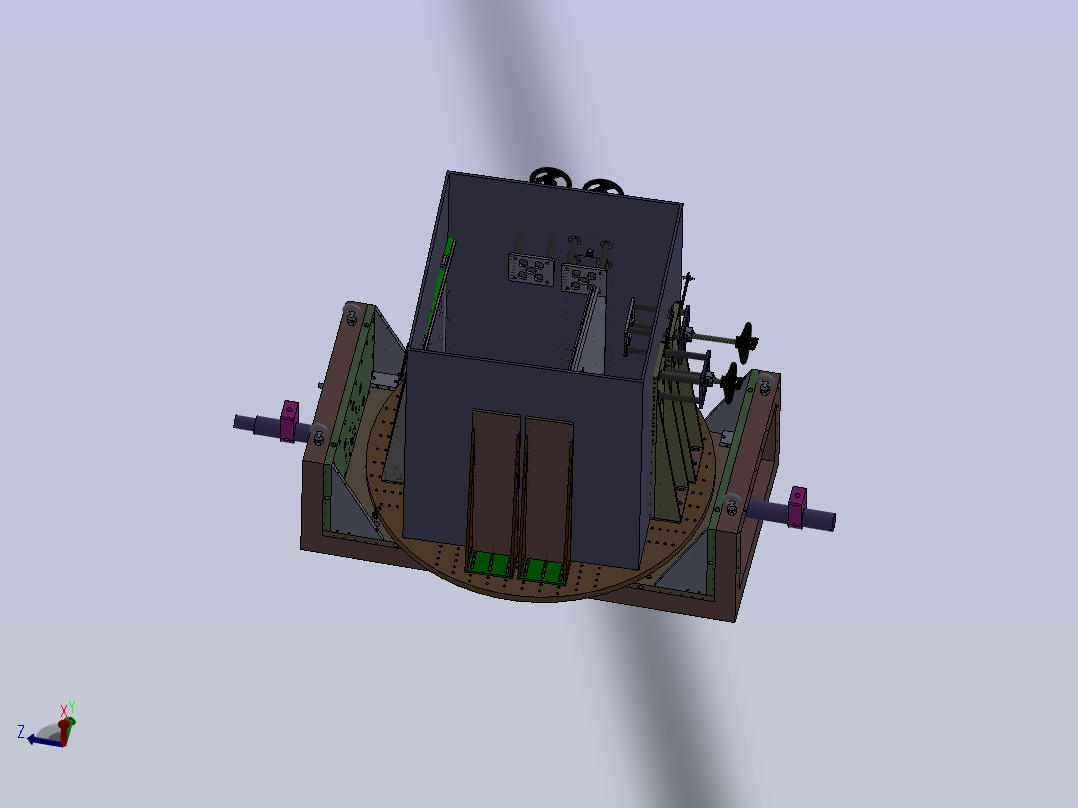 焊接变位机主视图