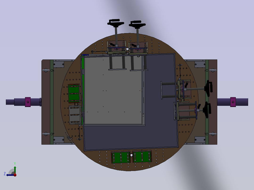 焊接变位机右视图