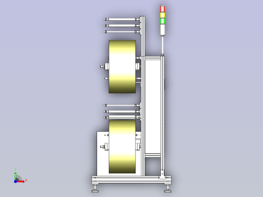 N95本体打片机3D图纸三维模型前视缩略图