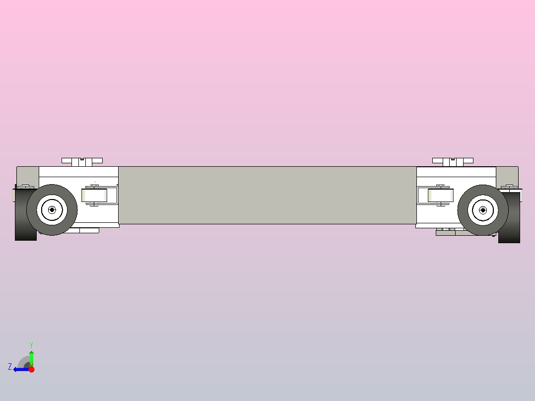 穿梭轨道车RGV-Step右视图