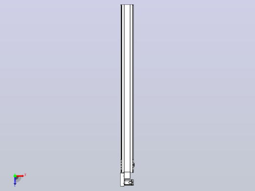 皮带直线轴半封闭可选导轨TPA-HNB-175D-140-L2000-ML-Y-P75-N3俯视缩略图