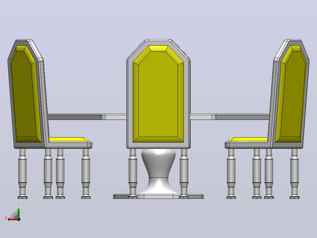 第四套餐具后视图
