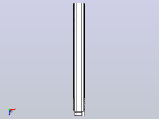 皮带直线轴半封闭可选导轨TPA-HNB-202D-140-L1600-RU-C-P75-N3俯视缩略图