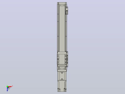 滚珠丝杠直线轴内置导轨TPA-GCR-65-1610C-L300-M-M40-N3俯视缩略图