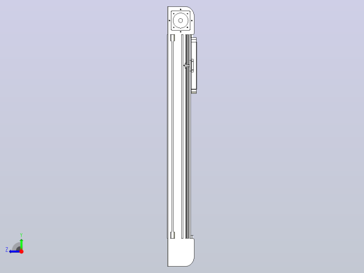 带式直线轴半闭式TPA-ONB-140-256-L650-DR-J90-N3右视缩略图