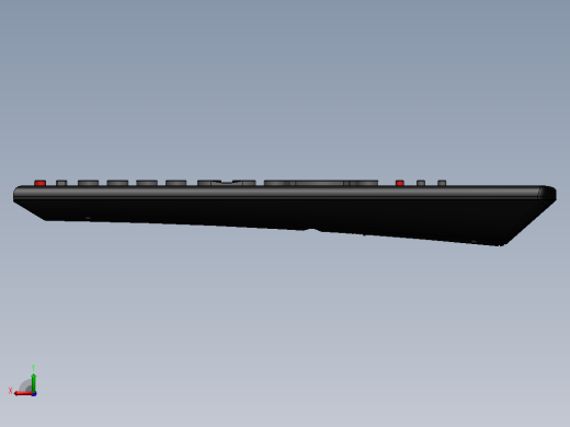 电视遥控器后视缩略图