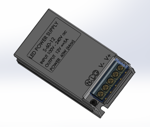 LED电源230-110V - 12V 5A缩略图