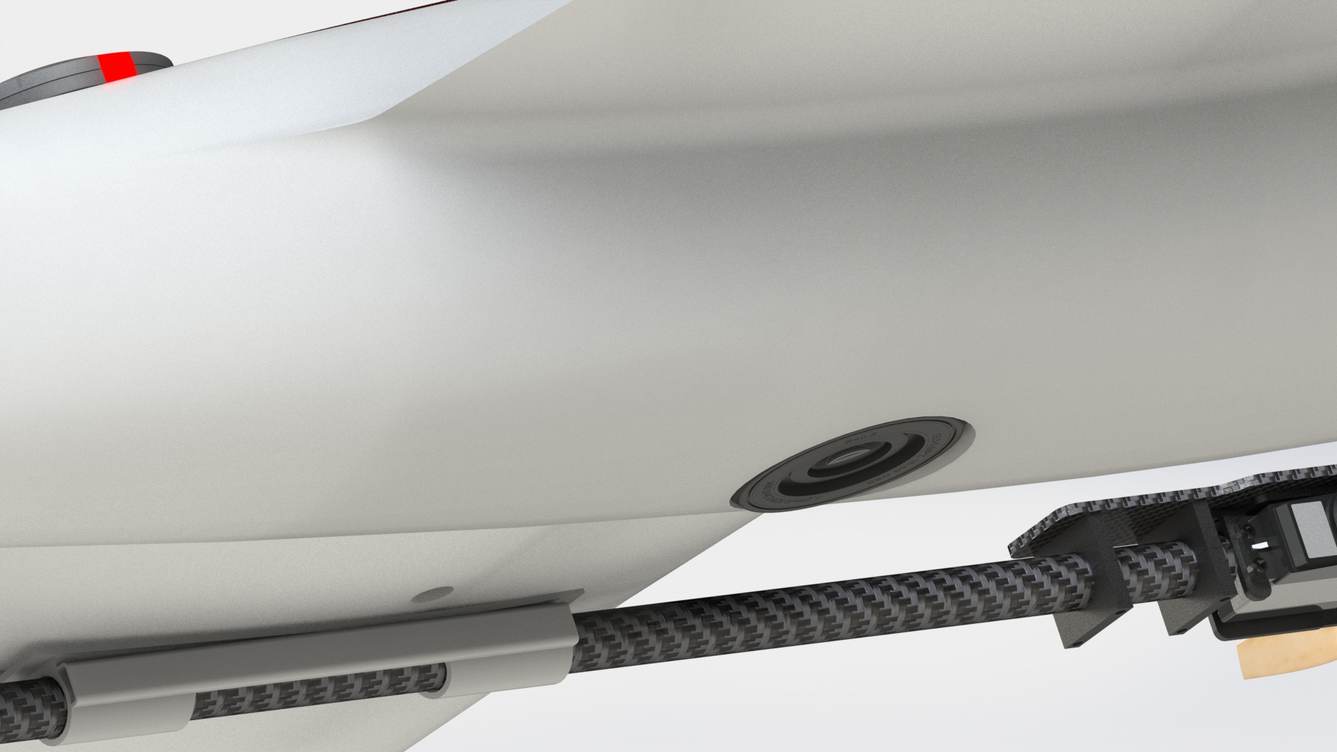 VTOL带倾转系统的垂直起降固定翼无人机3D图纸 Solidworks设计
