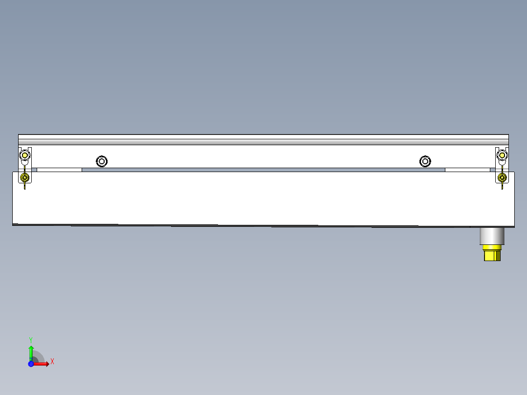 漏水回收槽前视图
