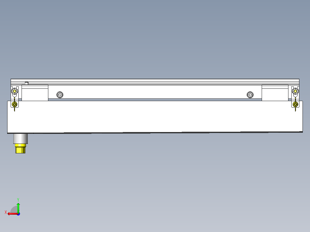 漏水回收槽后视图