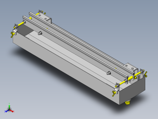 漏水回收槽正等轴测缩略图