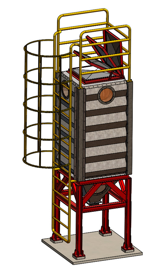 牛栏牛棚钢架屋（sw2016含所有特征