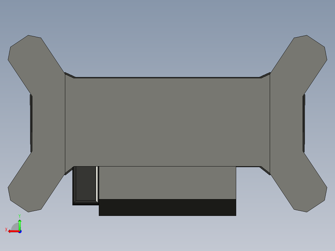 solidworks 美特斯试验机后视图