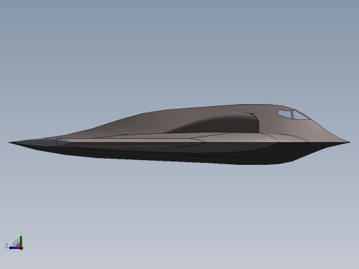 B2轰炸机右视缩略图