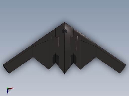 B2轰炸机俯视缩略图