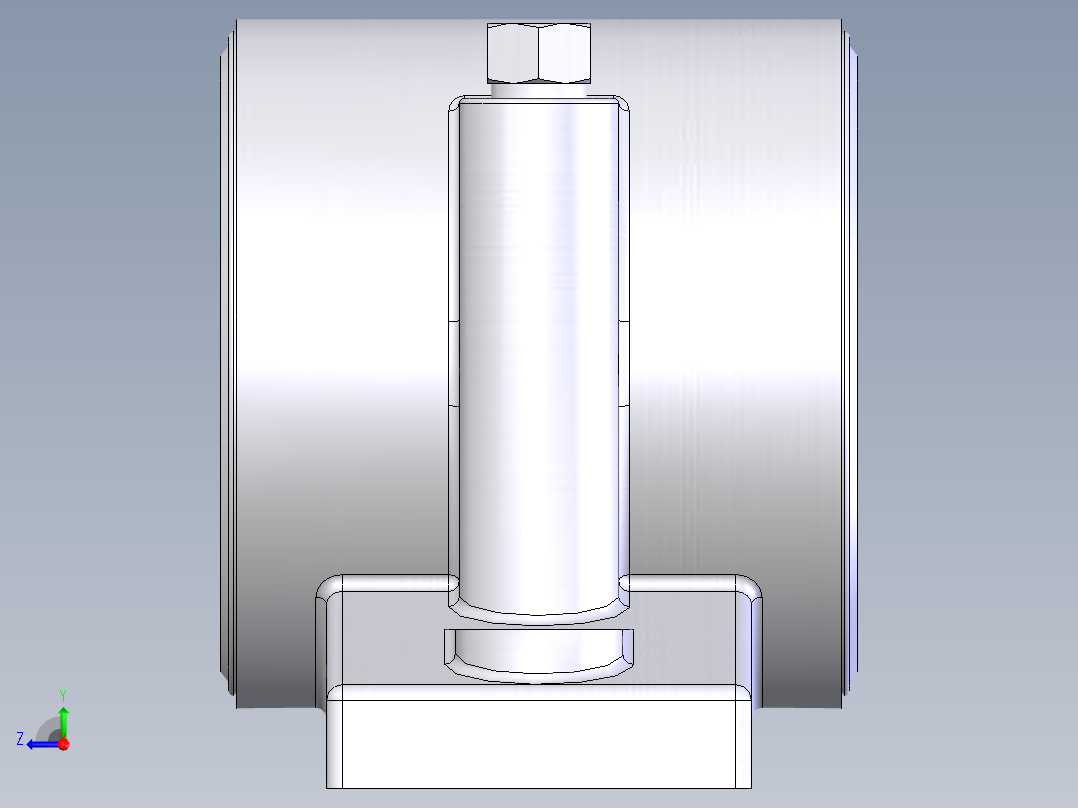 sn213轴承座右视图