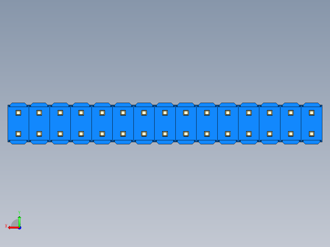 彩色公头100mil（2.54mm）系列-DS1021_blue_2x15p_100mil_Type1_rev1.0后视图